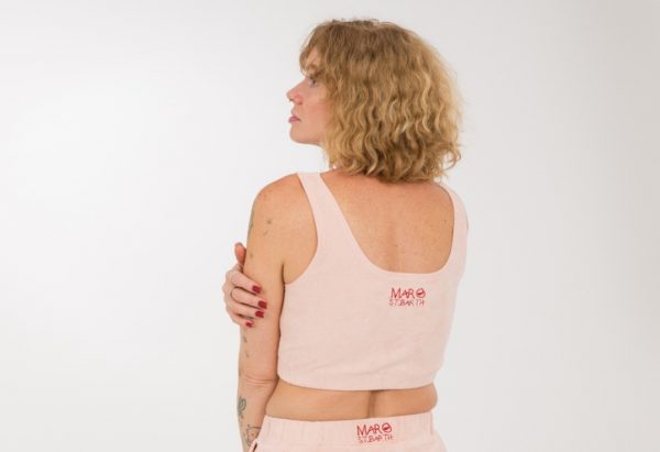 Frottee Cropped Tank „Lyla" – Bild 4