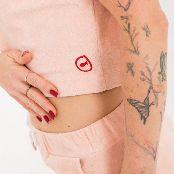 Frottee Cropped Tank „Lyla" – Bild 3