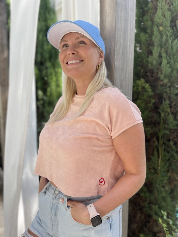 Frottee Cropped Top „Zoe“ – Bild 5