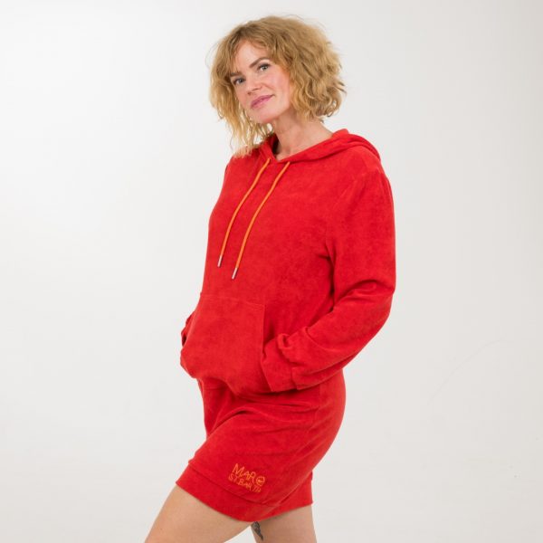 Frottee Oversize Hoodie „Luna“