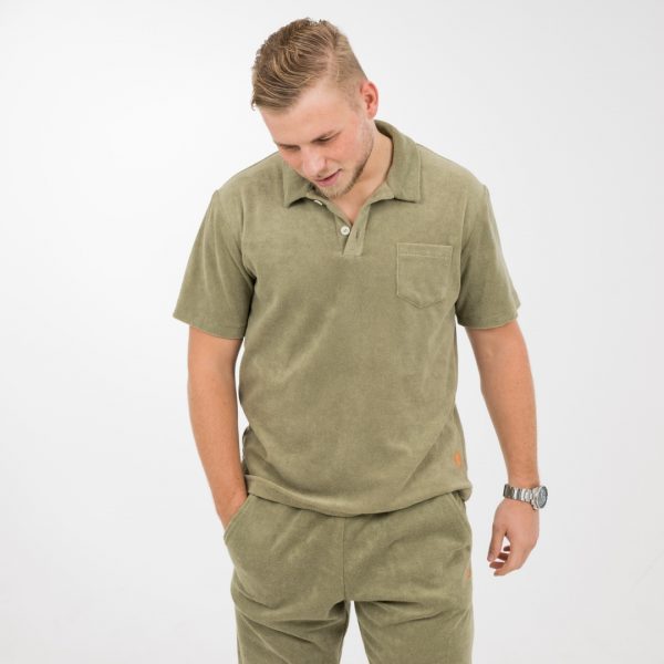 Frottee Polo Shirt "Grayson" – Bild 2