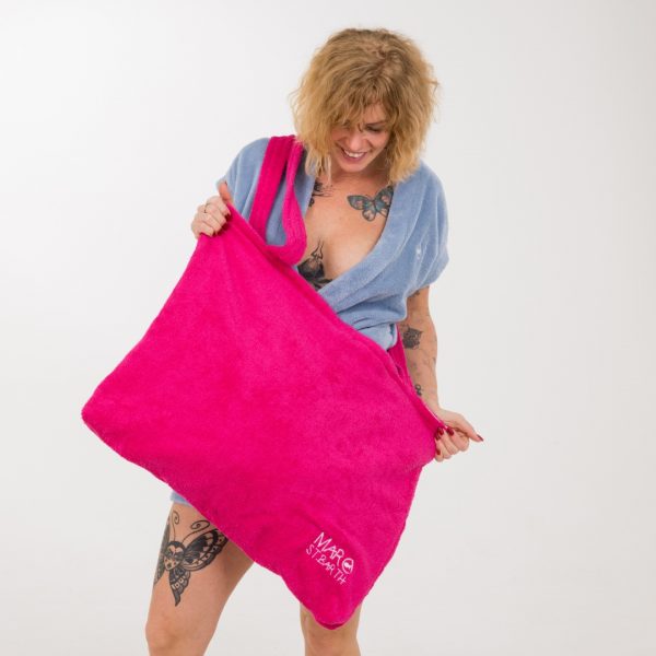 Frottee Strandtasche "Stella" als Umhängetasche – Bild 2